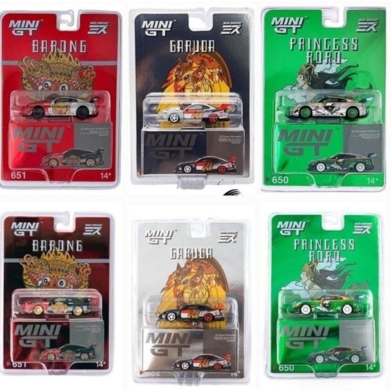 Jual mini gt nissan skyline R35 barong R35 garuda s15 roro Lbwk + Chase ...