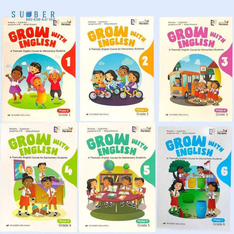 Jual Buku Pelajaran Grow With English Bahasa Inggris Kelas 1 2 3 4 5 6 ...