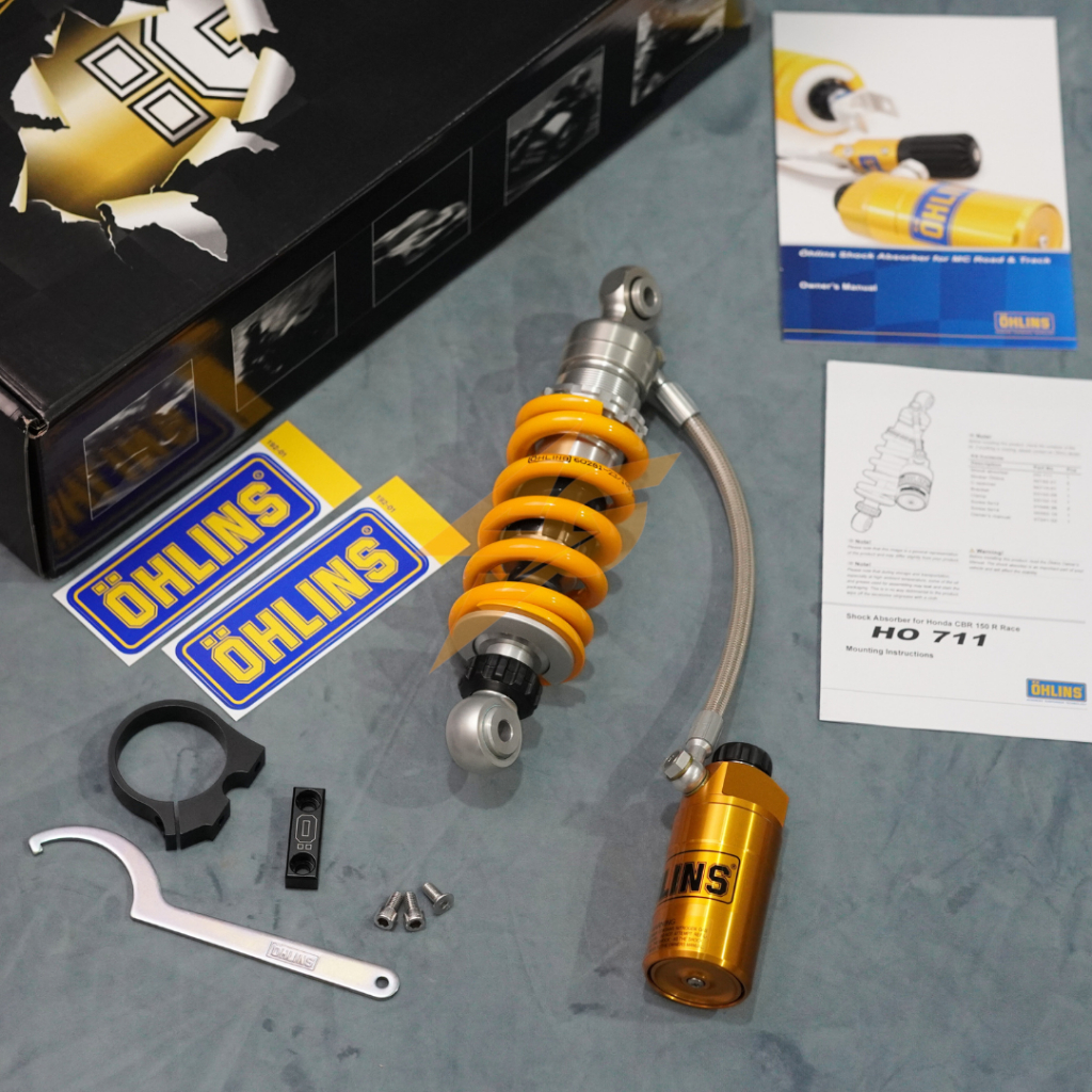 Jual OHLINS Shock Absorber / Shockbreaker HO711 Ninja 150 R/RR, CBR 150 ...
