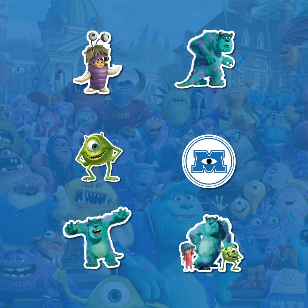 Jual Sticker Monster Inc | Sticker Aesthetic / Sticker Tumblr / Sticker ...