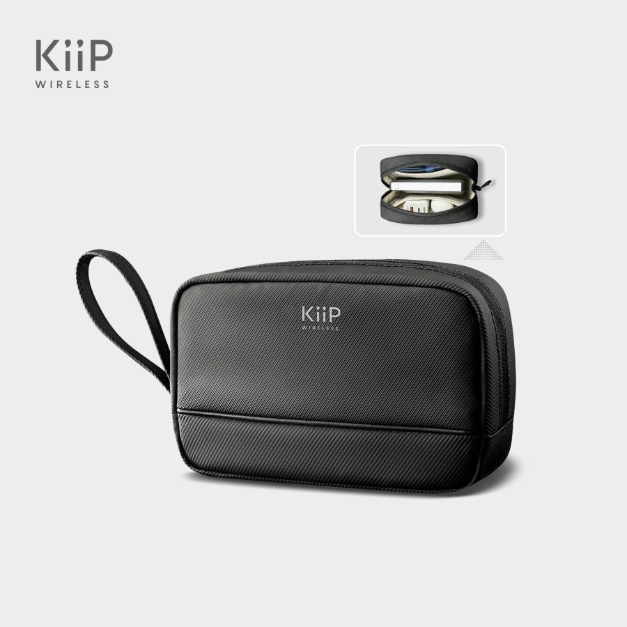 KIIP TAS GADGET ACCESORIS ORGANIZER TRAVEL POUCH DOMPET SERBAGUNA STORAGE  BAG B4 - Main Image