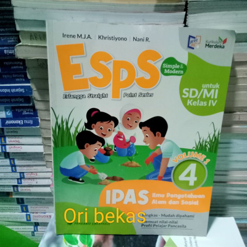 Jual Buku ESPS IPAS Ilmu Pengetahuan Alam dan Sosial VOLUME 1 Kurikulum ...