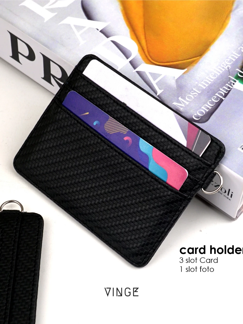 Card Holder Mika Tipis Pria Wanita - VINGE Arvid