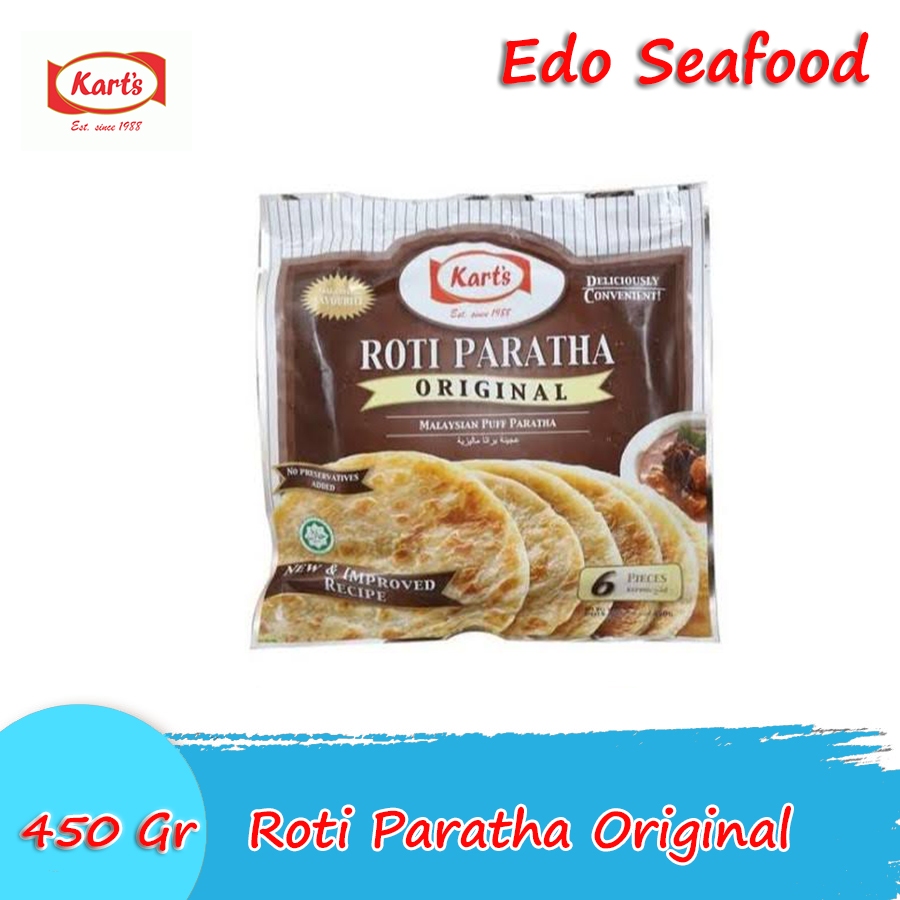 Jual Kart's Roti Paratha Original 450 Gr /Roti Paratha Original ...
