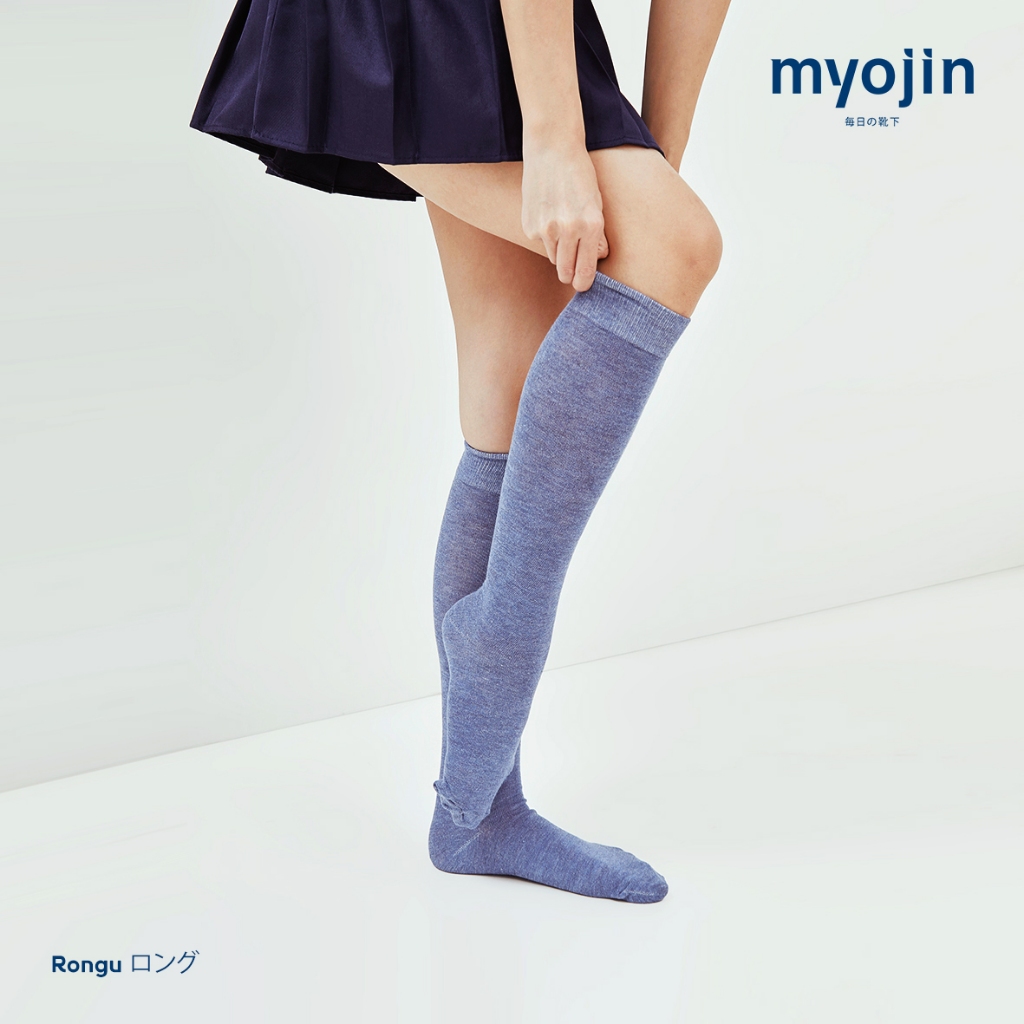 Jual MYOJIN Rongu Socks - Kaos Kaki Panjang Knee High Wanita Premium ...