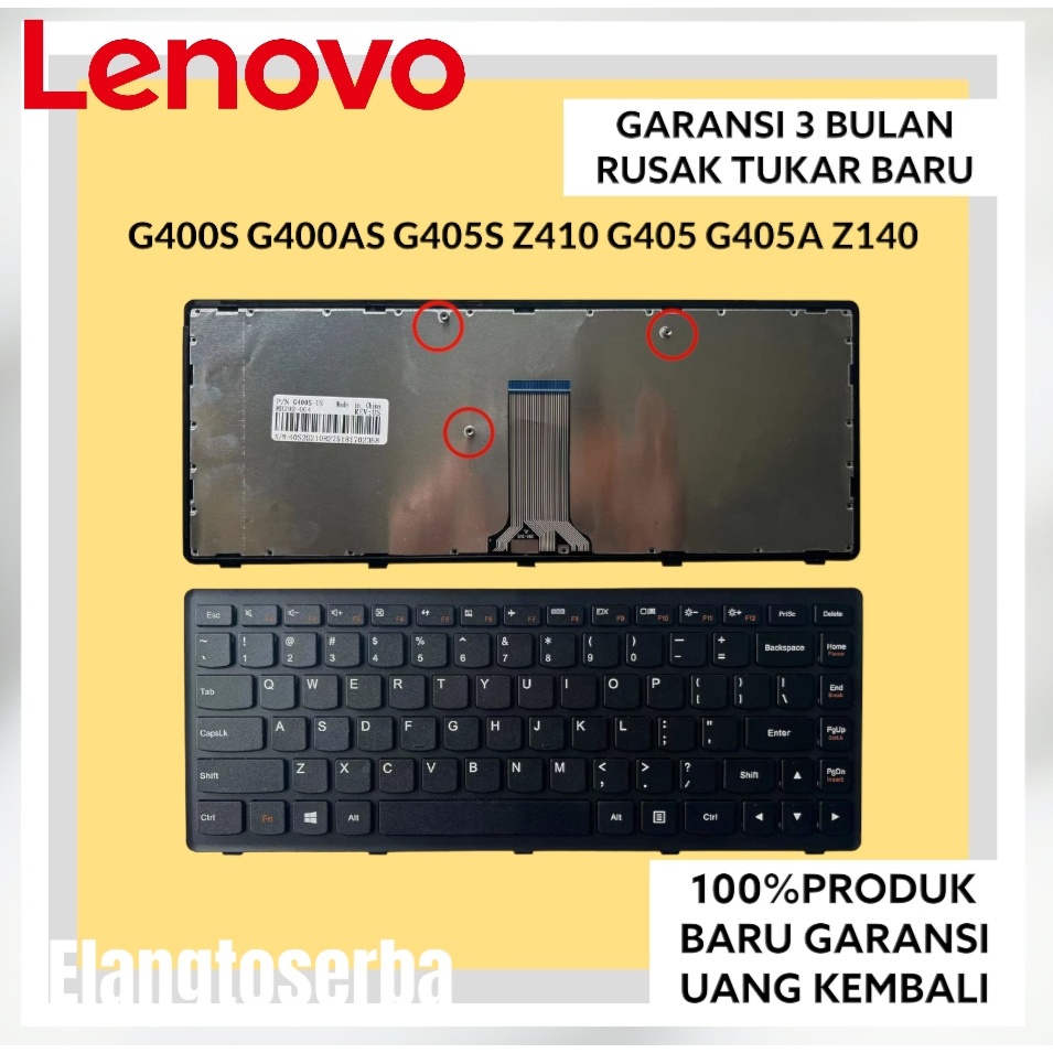 Jual Keyboard Lenovo G400S G400AM G400AT G400AS G405 G405A G405S ...