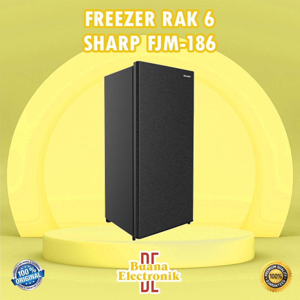 Jual FREEZER SHARP 6 RAK FJM 189 ORIGINAL NEW ITEM GARANSI RESMI ...
