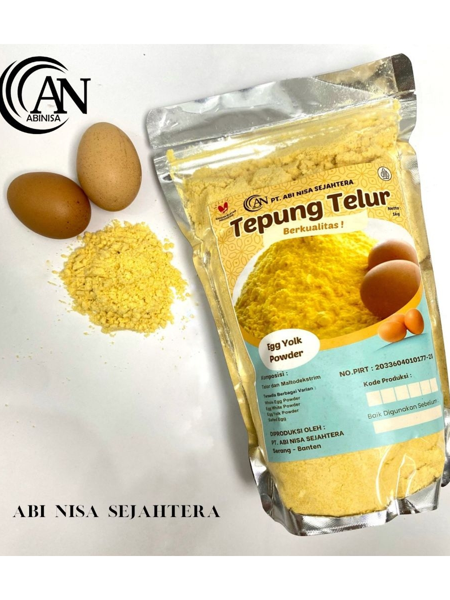 Jual Tepung Instan Kuning Telor Murni Egg Yolk Powder Organic | Shopee ...