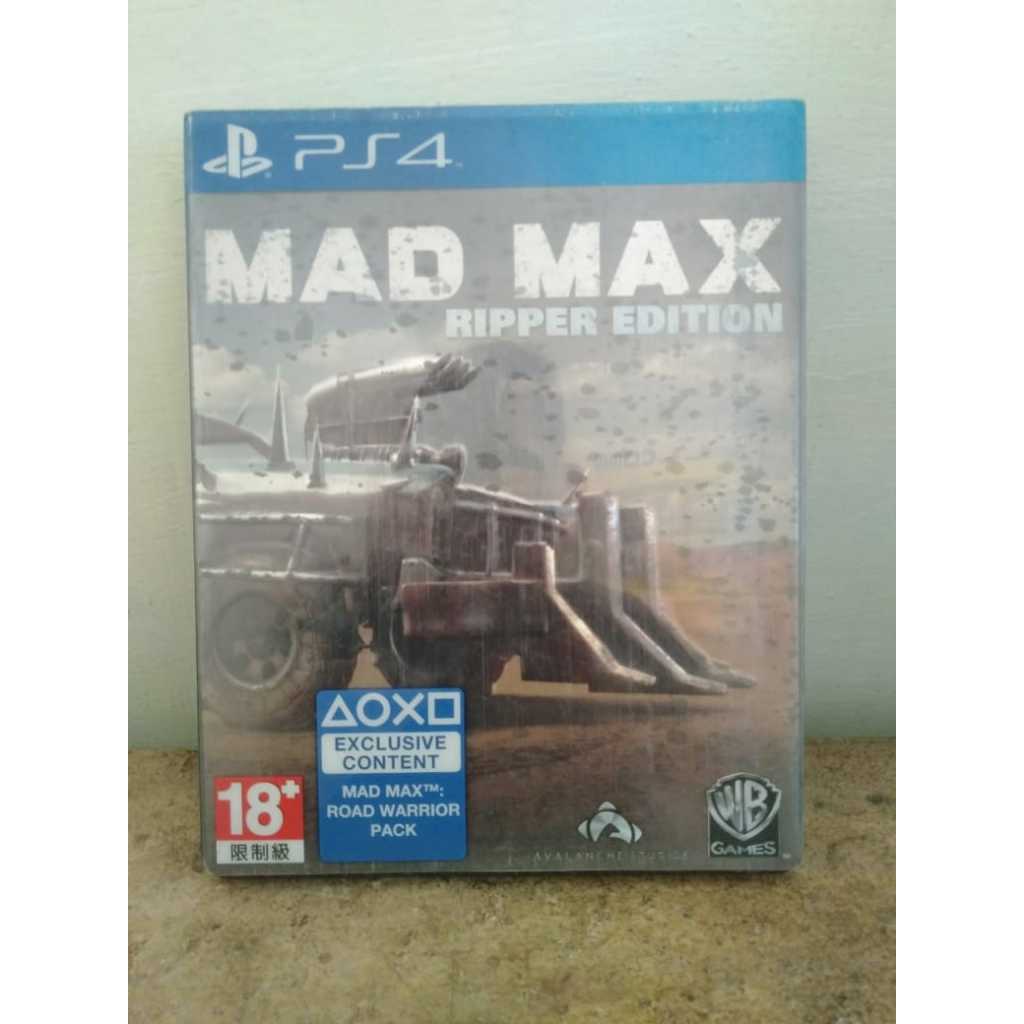 Jual BD PS4 Mad Max Ripper Edition | Shopee Indonesia