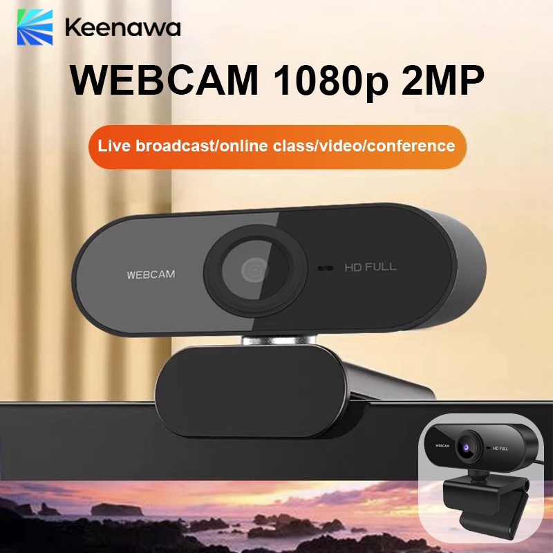 Jual Keenawa Webcam Laptop 1080P USB Kamera PC 4K Full HD Camera ...