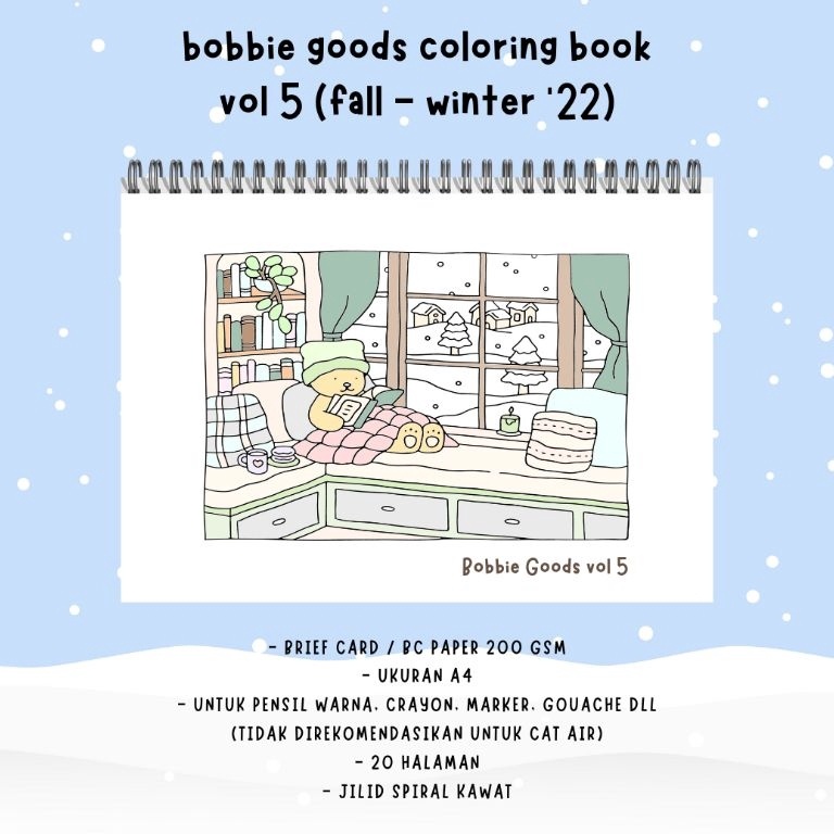 Jual Bobbie Goods Coloring Book Vol 5 Fall Winter 22 2 halaman buku ...