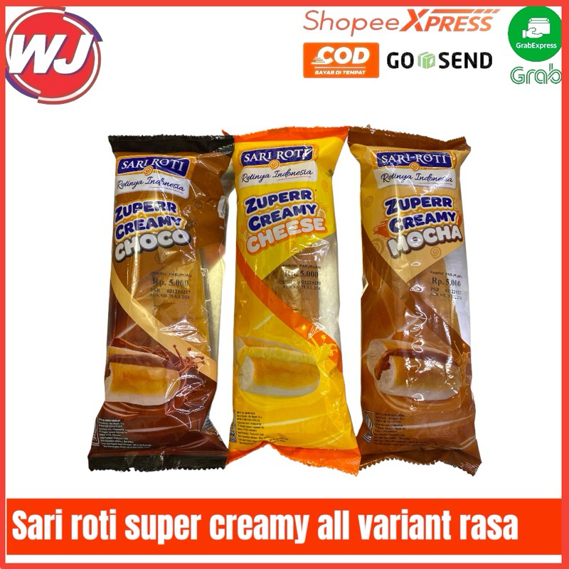 Jual SARI ROTI CREAMY ALL VARIANT RASA 55 GRAM | Shopee Indonesia