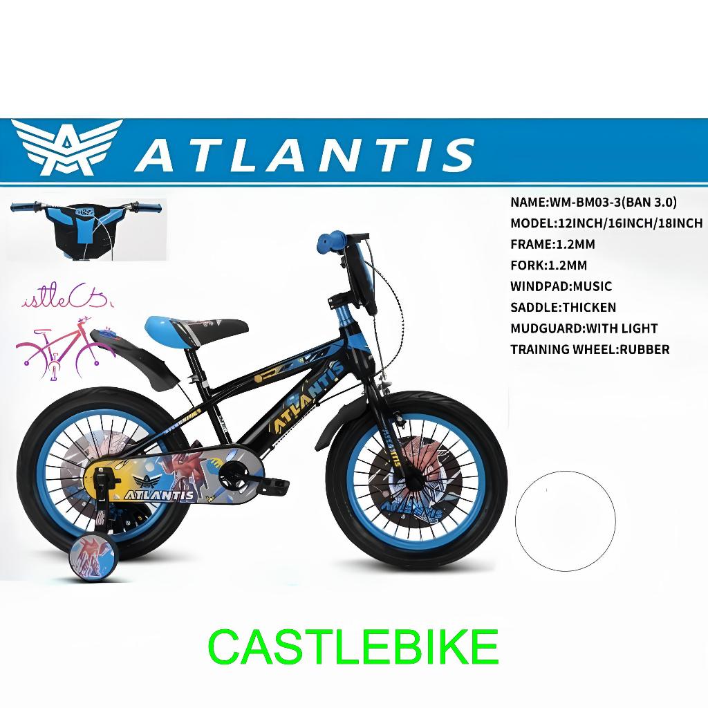 Jual Sepeda BMX ATLANTIS AT BM 03-3 16 & 18 INCH Ban besar | Shopee ...