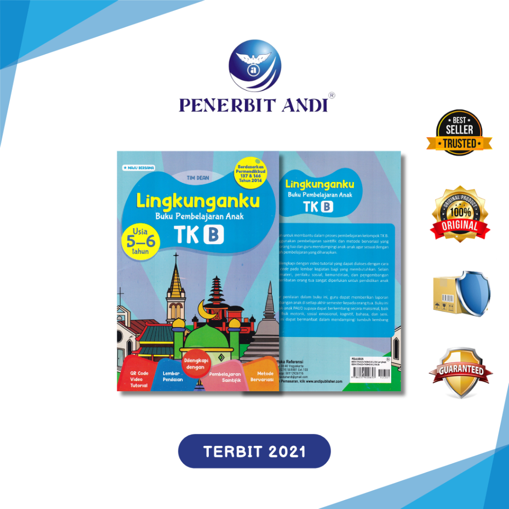 Jual Penerbit Andi - Buku Lingkunganku, Buku Pembelajaran Anak TK-B ...