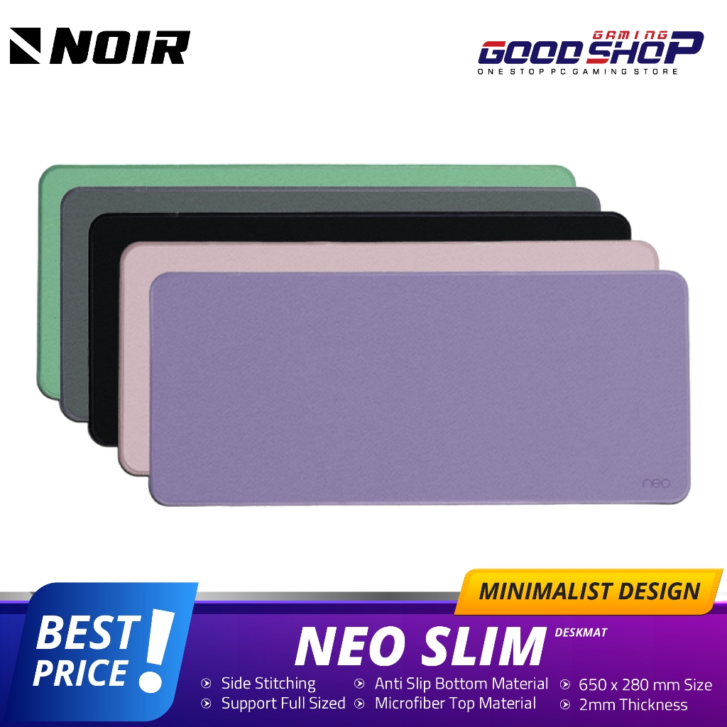 Jual Neo Slim Deskmat Mousepad Alas Keyboard dan Mouse Medium | Shopee ...