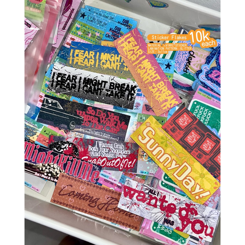 Jual [sillyme! | BACA DESC] ★SSS★ die cut stickers | Shopee Indonesia