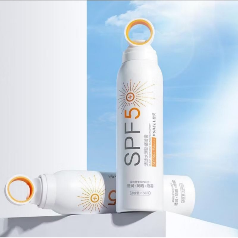 Jual VSHELL Sunscreen Spray Spf 50 PA+++ Sunscreen 150ml - Semprotan ...