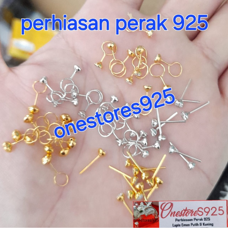 Jual ANTING BAYI BARU LAHIR NEWBORN PERAK 925 LAPIS EMAS | Shopee Indonesia