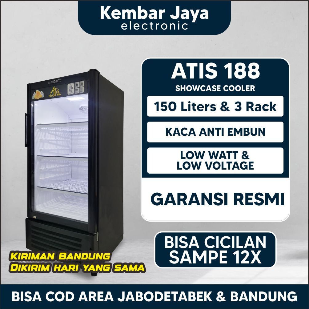 Jual SHOWCASE FRIGIGATE 3RAK COOLER KULKAS PENDINGIN TYPE SCA 180 LV ...