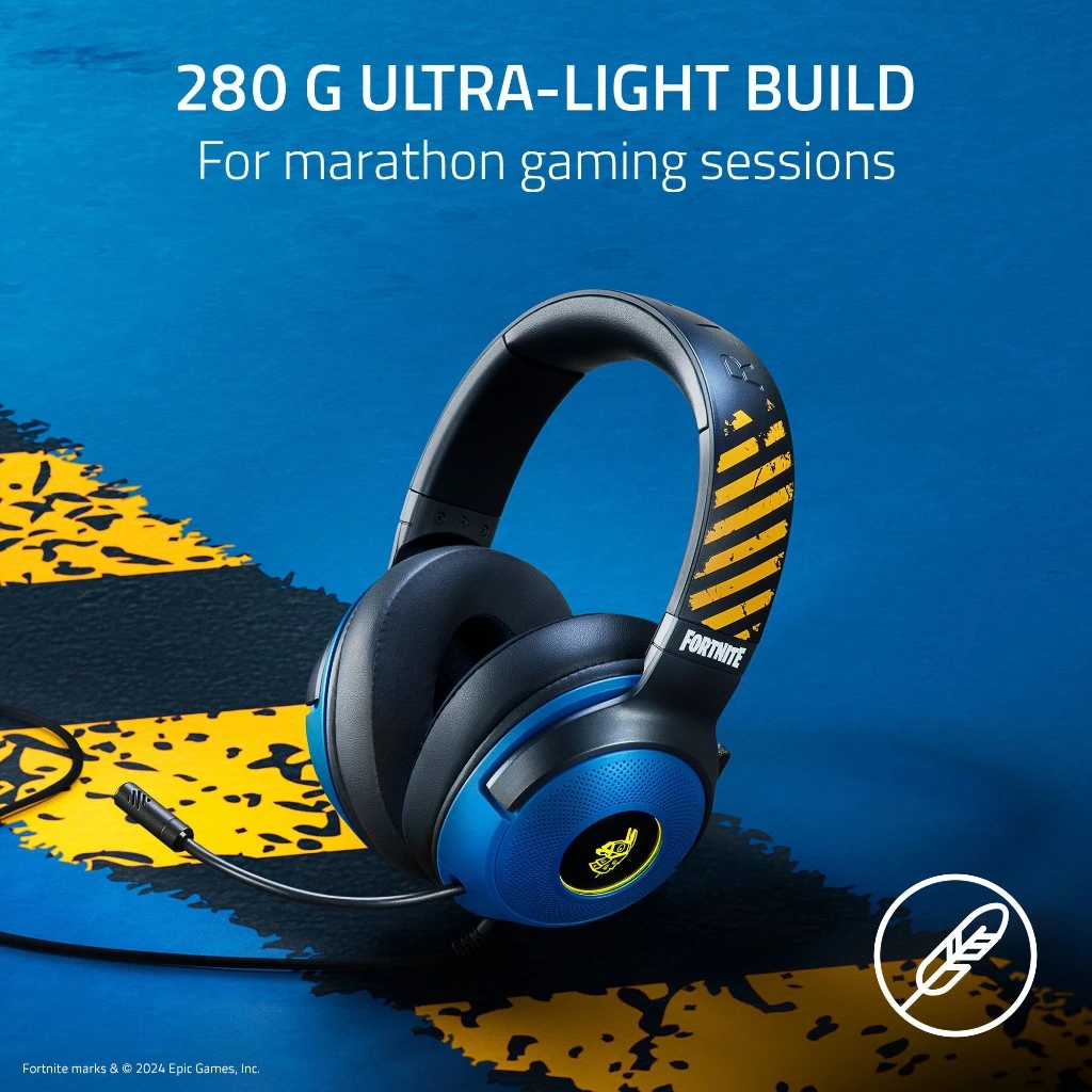 Razer Kraken V3 X Fortnite Edition Wired USB RGB Gaming Headset