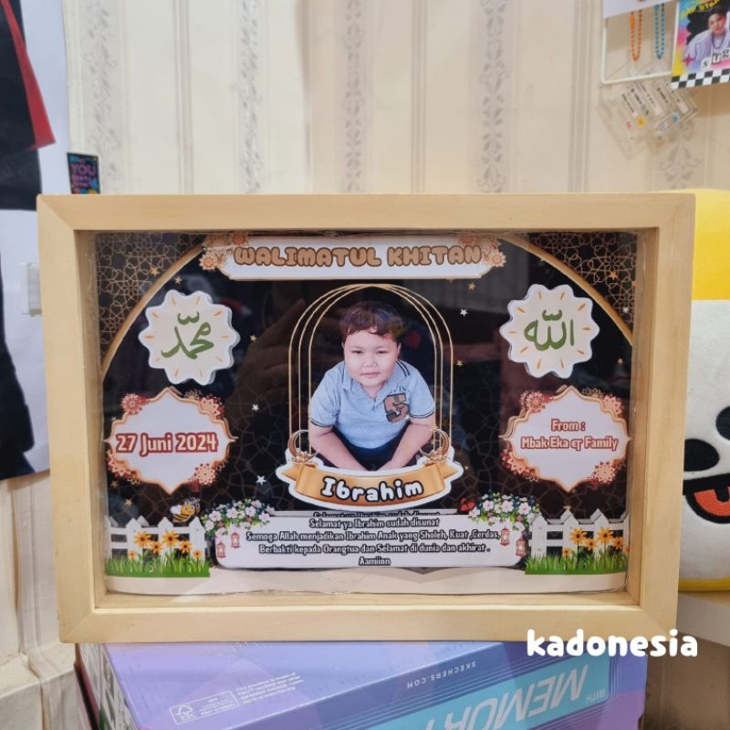 Jual Kado Sunatan Frame Custom / Frame Khitanan / Kado Sunat Anak ...