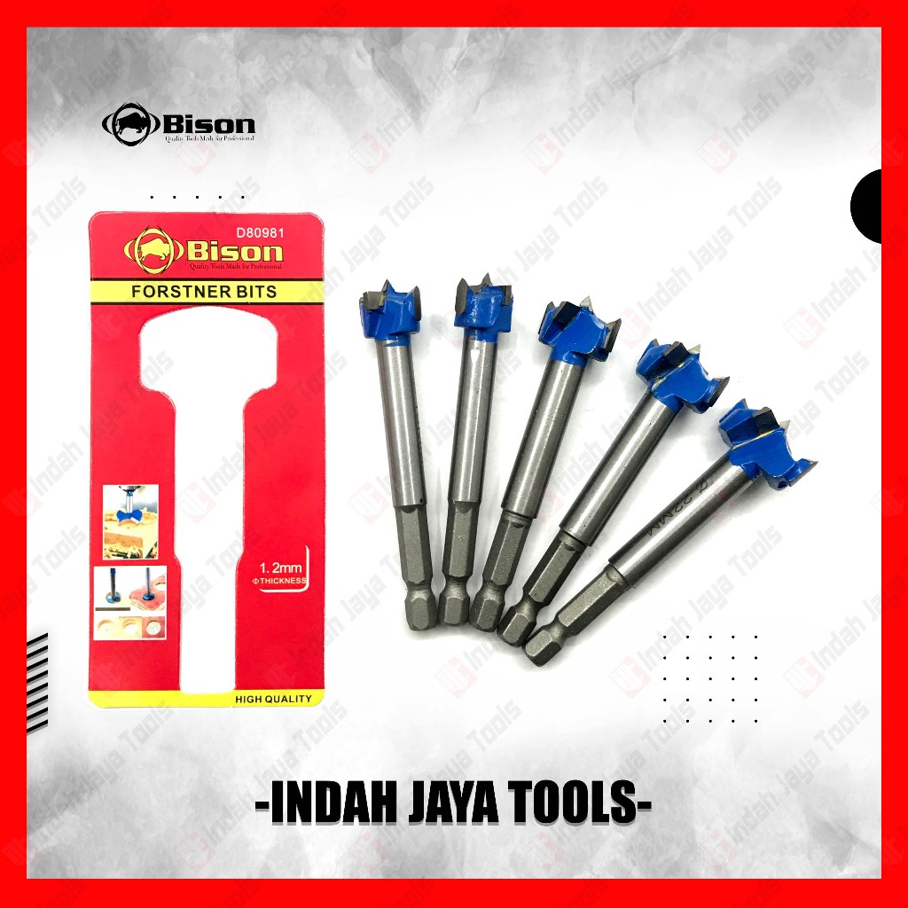Jual BISON Mata Bor Kayu 15 16 18 20 22 mm - Forstener Bits Wood Engsel ...