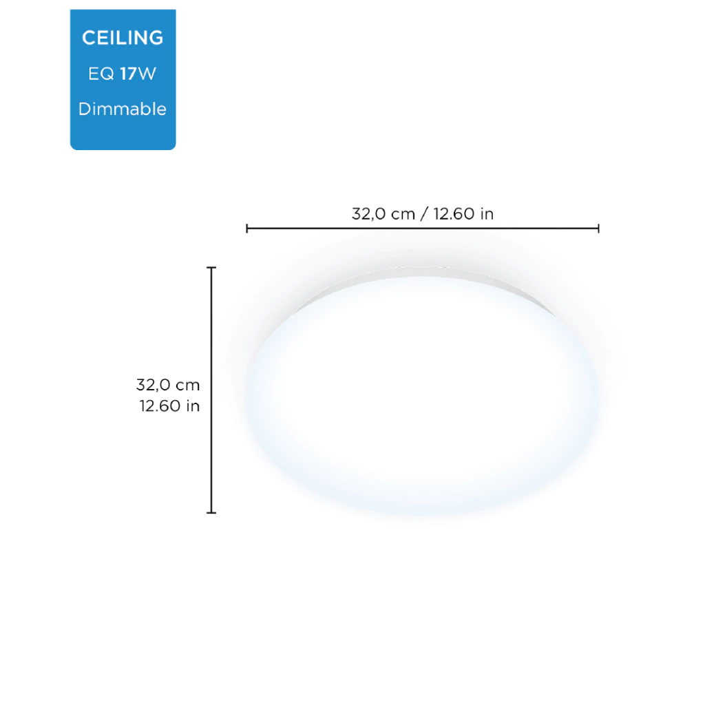Philips Lampu Smart WiFi Ceiling Adria 17W - Tunable White (Putih) - foto 1