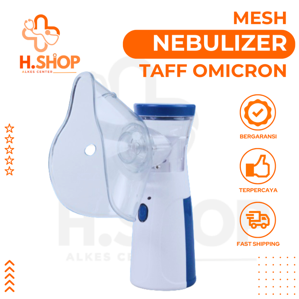 Jual Nebulizer Portable Mesh Alat Uap Bantu Pernafasan Asma Inhalasi ...