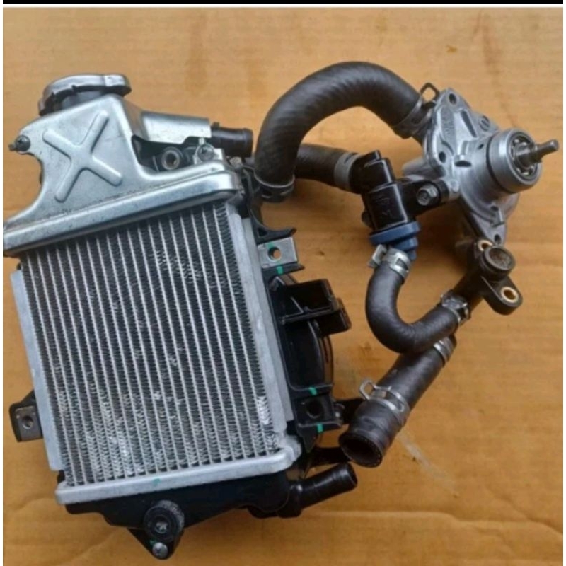 Jual RADIATOR 1 SET HONDA VARIO 125 OLD ORIGINAL COPOTAN | Shopee Indonesia
