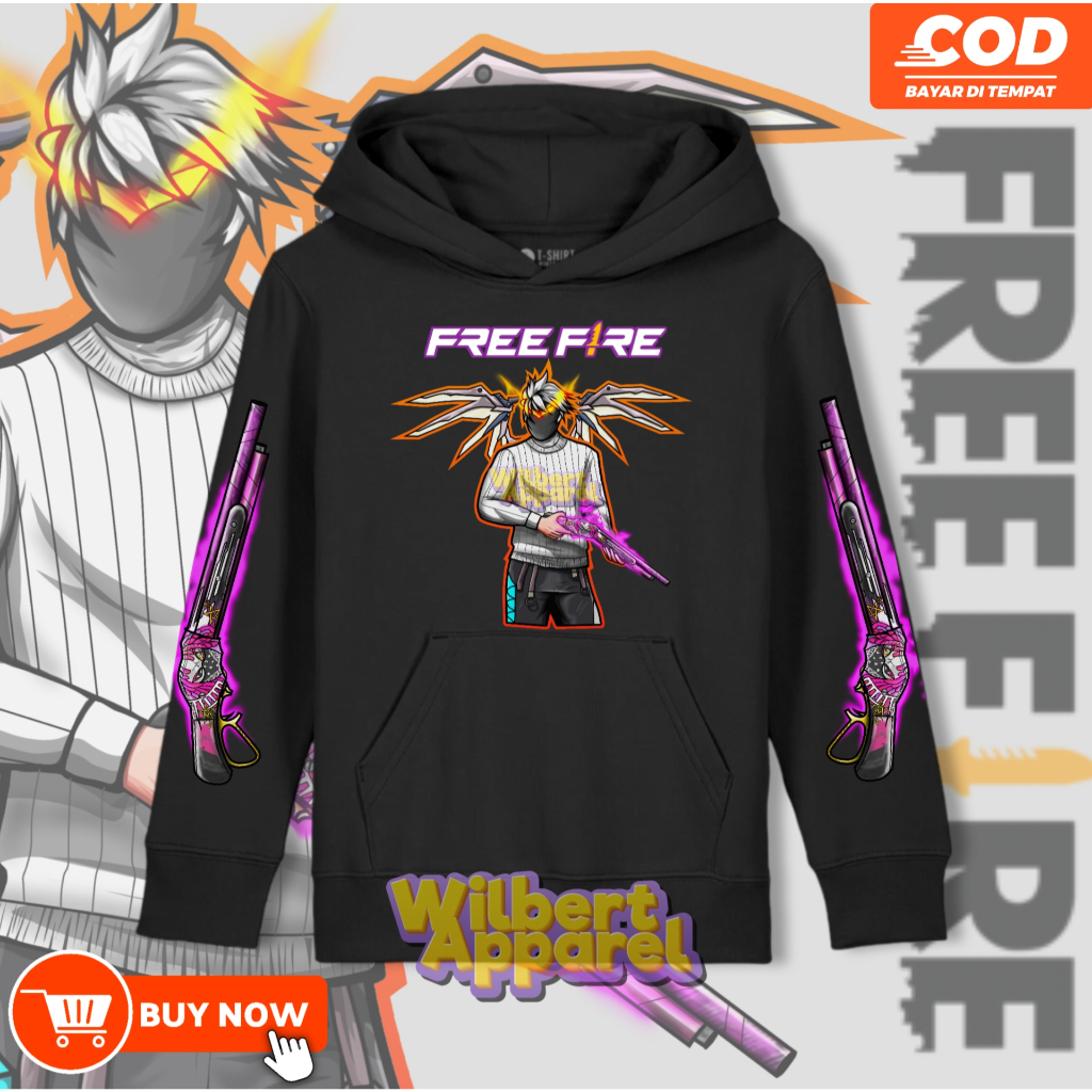 Jual Jaket Hoodie Anak Free Fire SG 2 Rapper / Sweater Anak Karakter FF ...