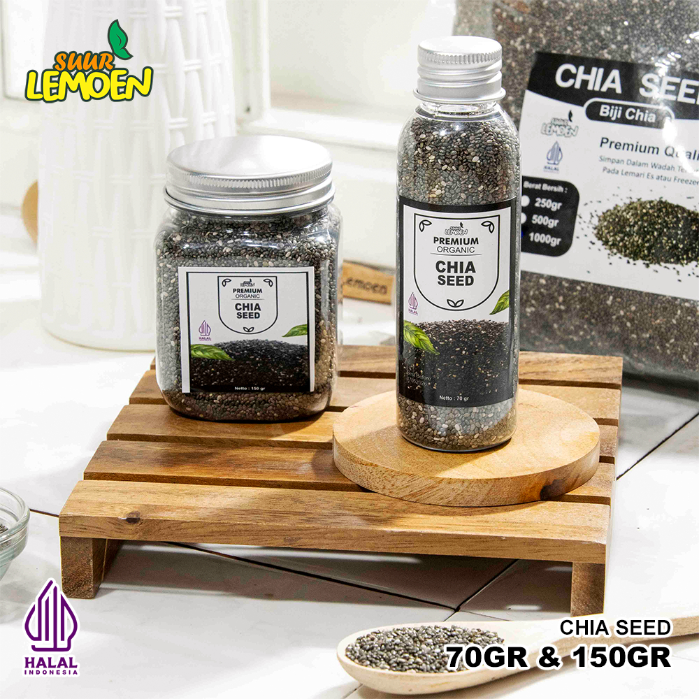 Jual Suur Lemoen Biji Chia Seed Organik 150 gram Original Untuk Diet ...
