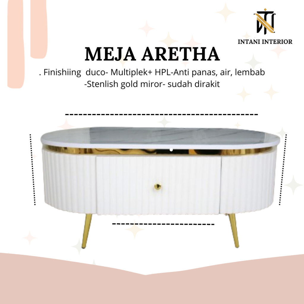 Meja , meja tamu, meja sofa , meja asthetic