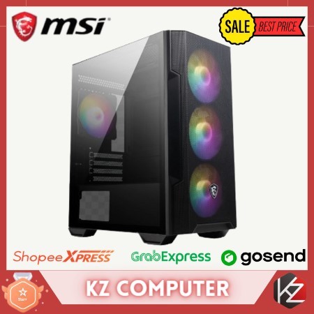 Jual MSI MAG Forge M100R Micro ATX Gaming Case Include 4 Fan ARGB M 100 ...