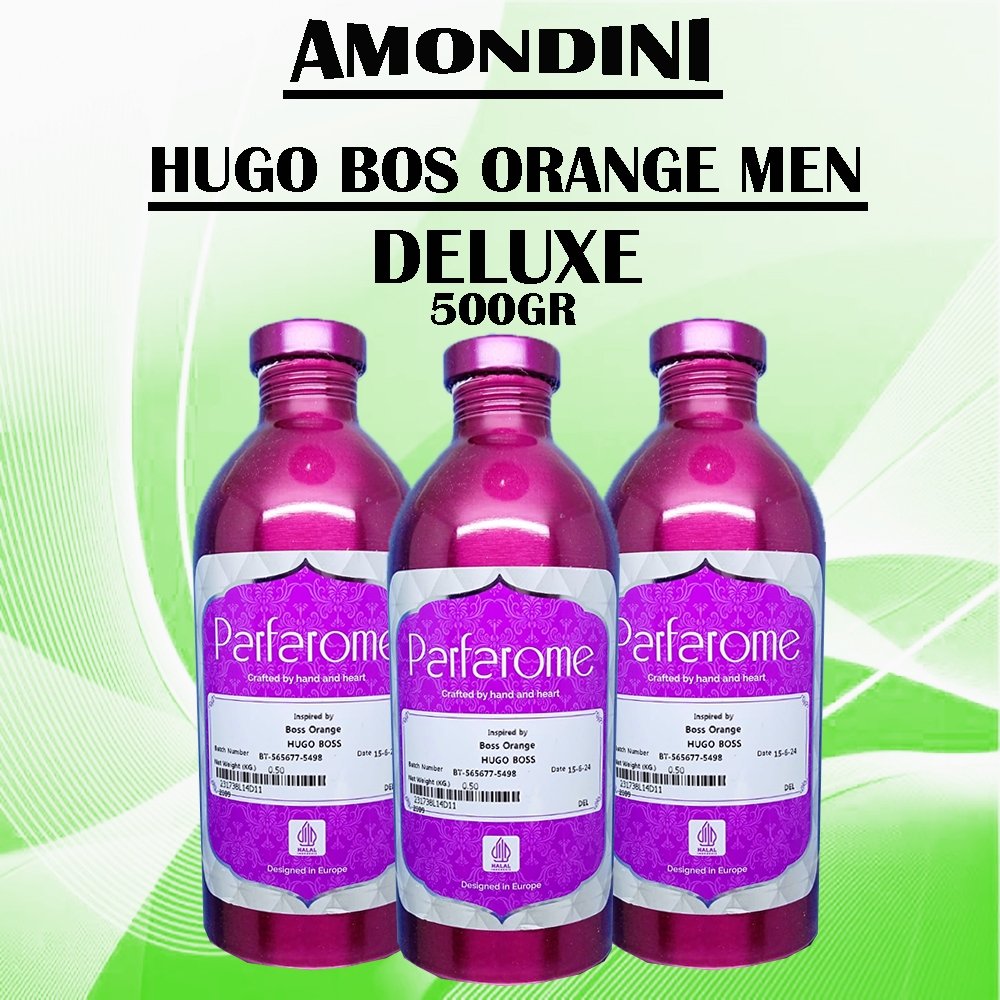Jual HUG0 BO5S ORANGE MEN PARFAROME DELUXE 500GR SEGEL | Shopee Indonesia