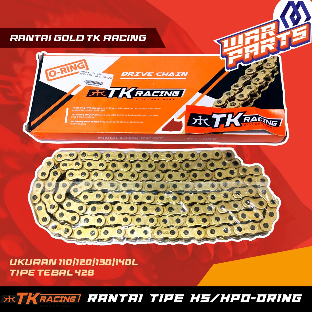Jual RANTAI TK RACING UKURAN 110/120/130/140 TIPE 415/428 HS/HPO WARNA ...