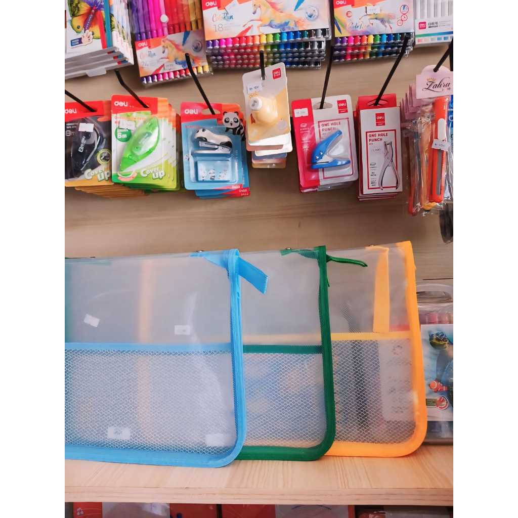 Jual Map Resleting Jumbo Kingco / Map Plastik Zipper F4 ( Folio ...