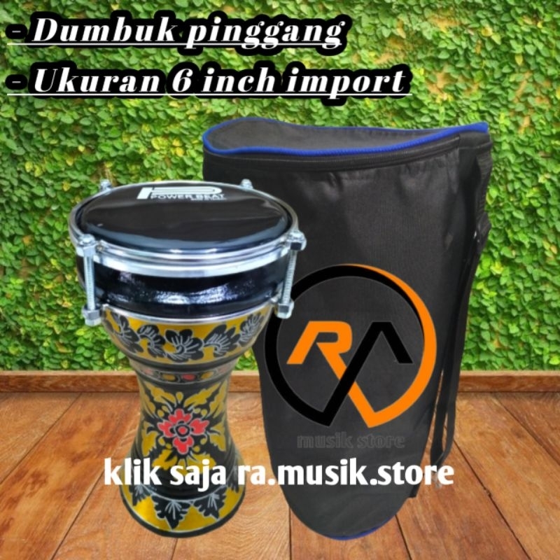 Jual Dumbuk pinggang atau gendang ukuran 6 inch | Shopee Indonesia