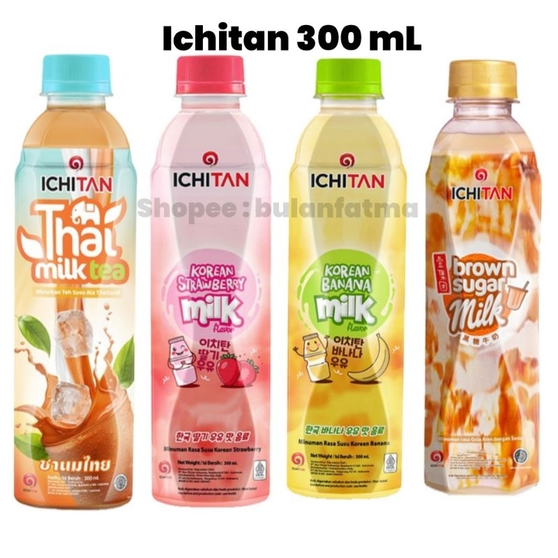 Jual ICHITAN Korean Banana, Strawberry, Brown Sugar, Thai Tea Kemasan ...