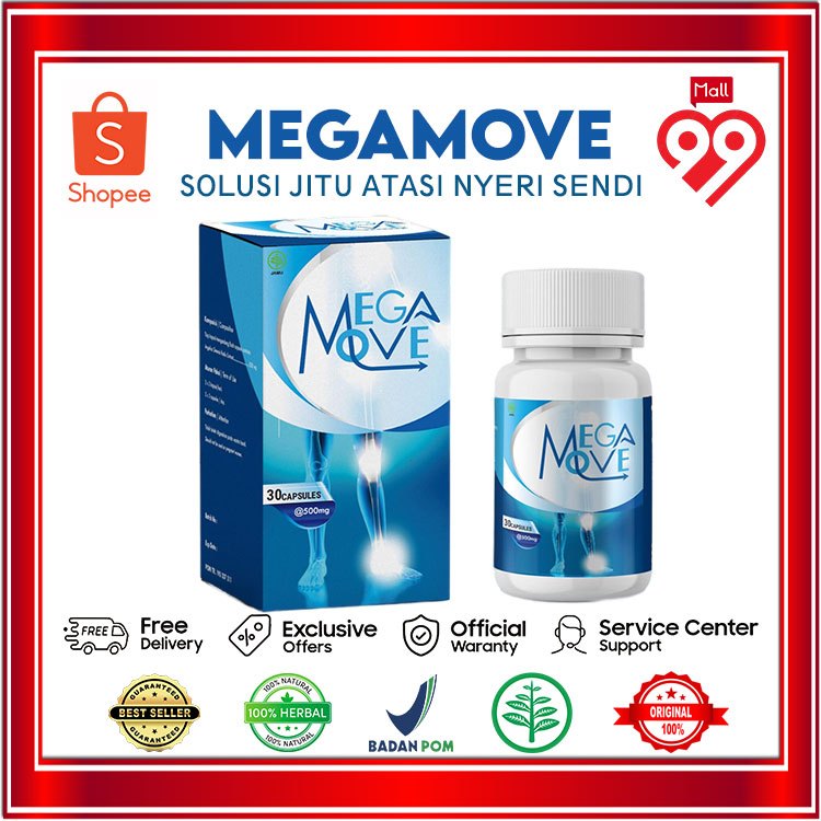 Jual MEGAMOVE Original Dr Zaidul Akbar Suplemen Obat Nyeri Sendi Asam ...