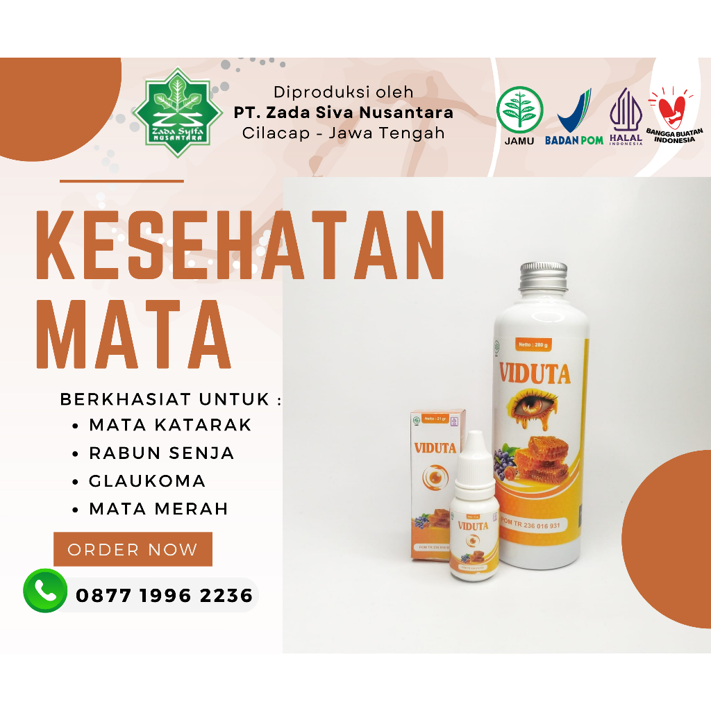 Jual Viduta Herbal Kesehatan Mata Obati Katarak Mata Merah | Shopee ...