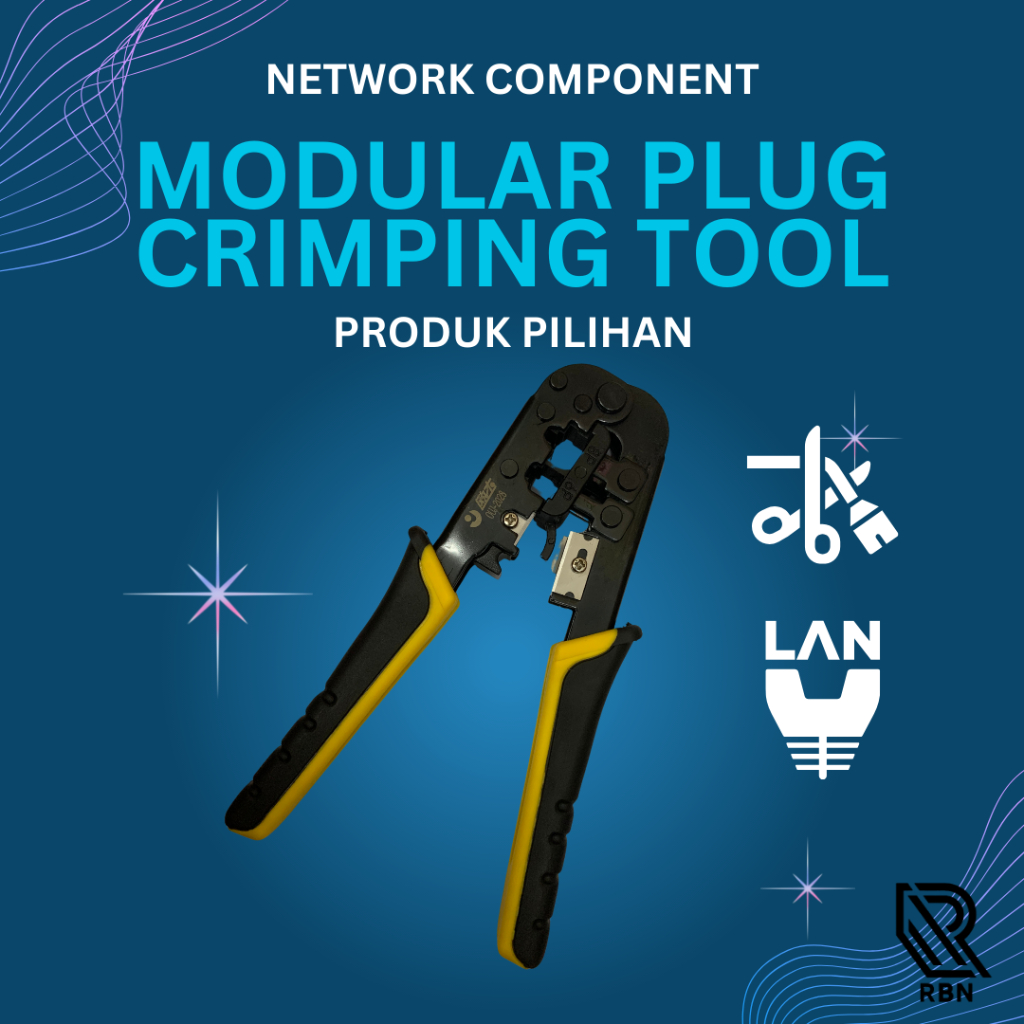Jual Tang CRIMPING TOOL OUJie LAN NETWORK CABLE 6P 8P RJ45 ORIGINAL ...