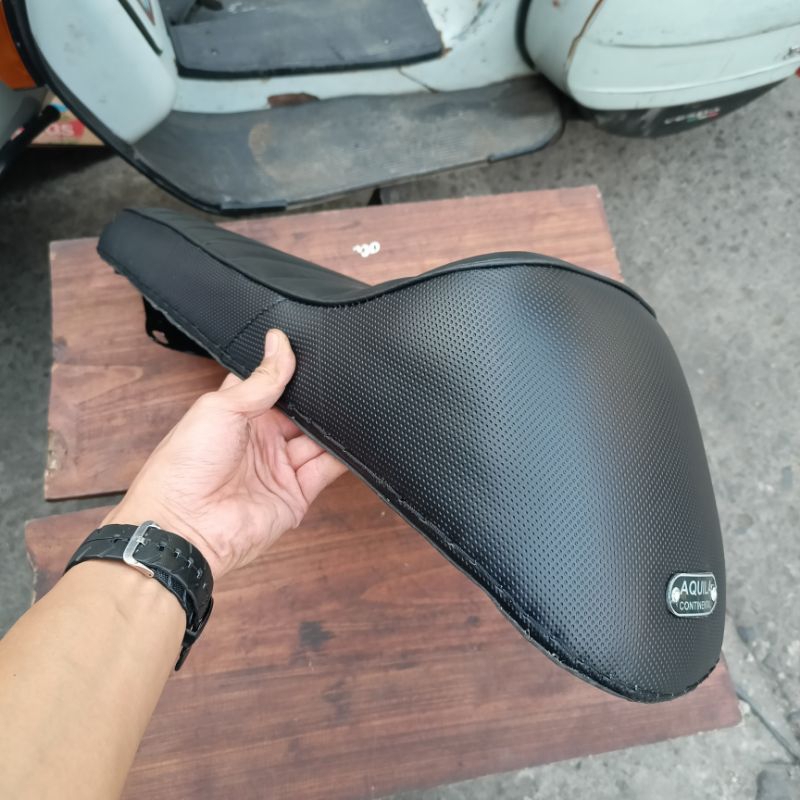 Jual Jok racing longtail vespa super sprint vbb | Shopee Indonesia
