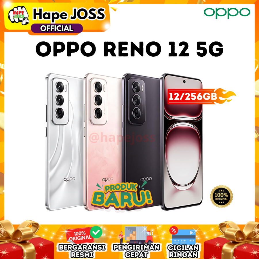 Jual Oppo Reno 12 5G 12/256GB NFC Garansi Resmi Indonesia [ Brand New ...