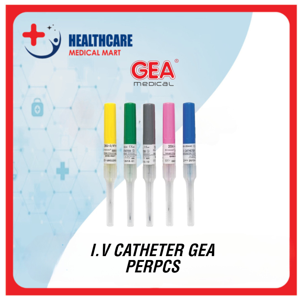 Jual Abbocath Gea I.V Catheter 24g 26g 22g Abbocath gea Jarum infus Gea ...