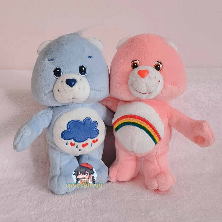 Jual Boneka Care Bears Retro 2002 Grumpy Bear Blue Rainy Day and Cheer ...