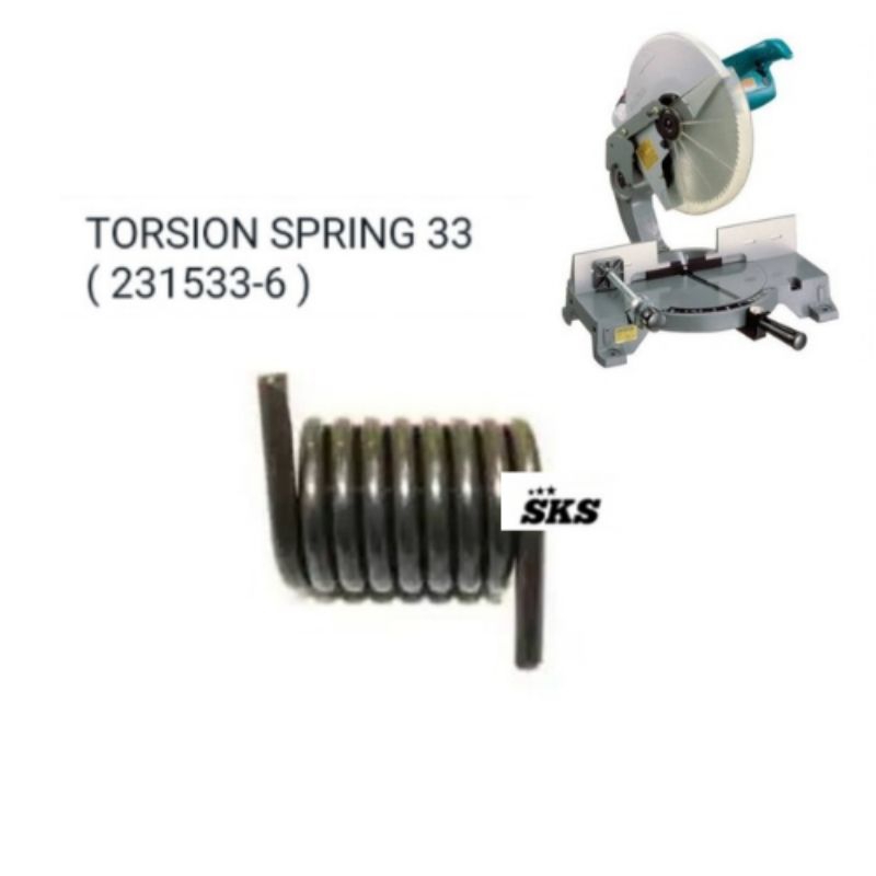 Jual Per LS 1440 torsion spring mesin potong almunium makita LS 1440 ...