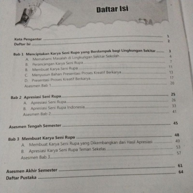 Jual LKS SENI RUPA KELAS 11 SEMESTER 1 KURIKULUM MERDEKA | Shopee Indonesia