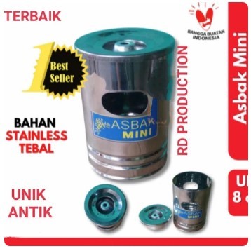 Jual ASBAK STAINLESS Asbak rokok Asbak unik tong sampah | Shopee Indonesia