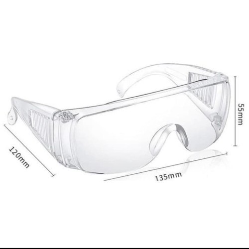 Jual Kacamata APD Safety Goggles Lab Clear PROTECTIVE GLASSES Double ...