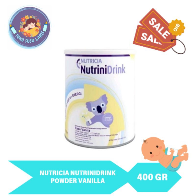 Jual NUTRICIA NUTRINIDRINK POWDER 400 GR STOCK TERBATAS EXP. 02-2025 ...